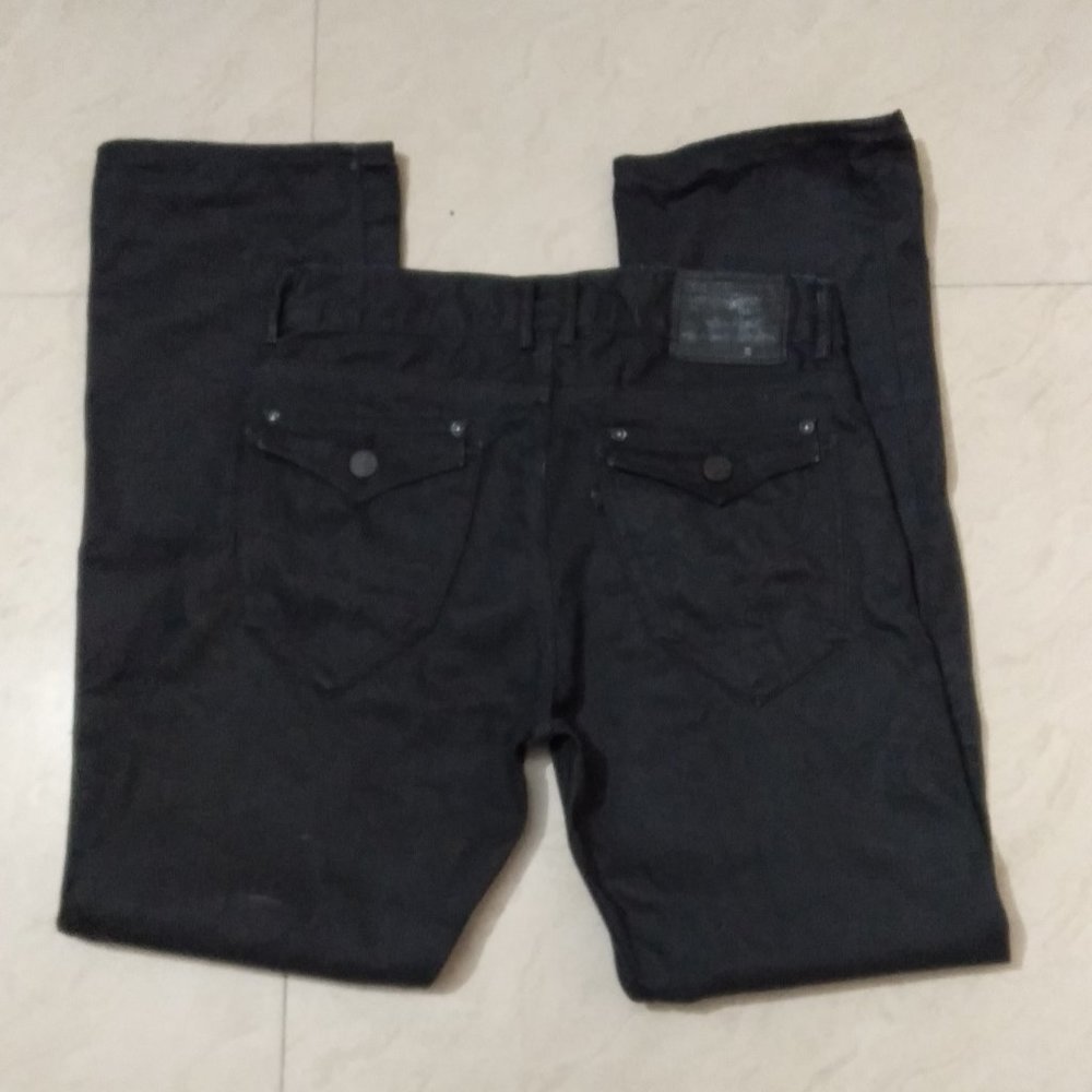 Original Levi's 506 standard Jeans solid 🖤 black Jeans - Picture 3 of 16
